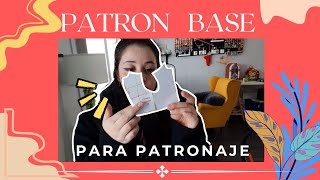 Como hacer un patron basico para ropa PATRONAJE COMPLETO!!!🧐👗