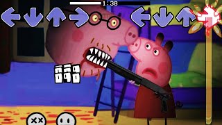scary Peppa Pig Horror Splater in FNF  muddy puddles Part 2