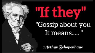 Quotes from Arthur Schopenhauer that are more well recognised when people are younger include