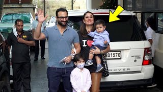 Kareena Kapoor And Saif Ali Khan With Their 2 CUTE Kids Celebrate Christmas With Family 🎄🎅