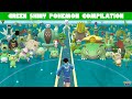 Trainer Catching Green Shiny Pokemon in Pokemon GO!