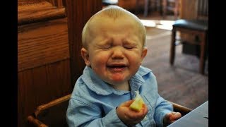 Funny Babies Eating Lemons for the First Time # Top 10 Funny Videos Compilation 7