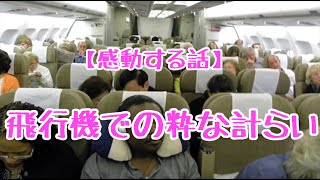 【感動する話】飛行機での粋な計らい