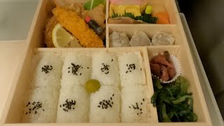 Shiumai Makunouchi Bento on the shinkansen, Japan