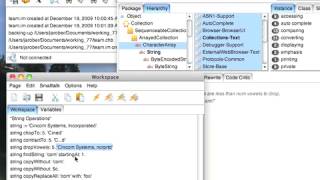 Tutorial: VisualWorks Core Libraries - String APIs
