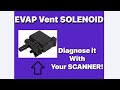 Having issues to fuel up? Might be your EVAP vent Solenoid. Easy test with Scanner