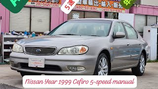 A33日産　年式1999年セフィーロ　５速マニュアルNissan Year 1999 Cefiro 5-speed manual