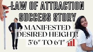 Height Increase Law of Attraction Success Story- Manifested Height - Surbhi Kha Hindi