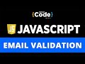 Email Validation In JavaScript | JavaScript Email Validation Using Regular Expressions | SimpliCode