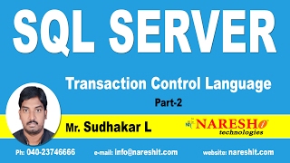 Transaction Control Language in SQL Server Part 2 | MSSQL Training