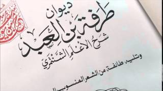 ديوان طرفة بن العبد (10) إنِّي وجَدِّك ما هَجَوْتُك!