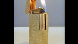 Vintage Alfred Dunhill Gold Plated 70 Lighter