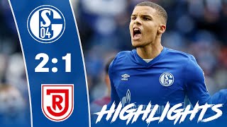 JOKER-TRIO sorgt für die Wende | Highlights | FC Schalke 04 - SSV Jahn Regensburg 2:1