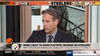 UNDISPUTED | Skip DISAGREEMENT More likely to make playoffs: Browns or Steelers?