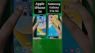 iPhone 14 Vs Samsung Galaxy F14 5G Speed Test |