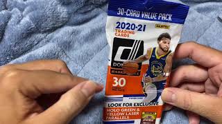 NBAカード開封②　2020-21 PANINI DONRUSS FATPACK BASKETBALL  面白味のないカード開封動画