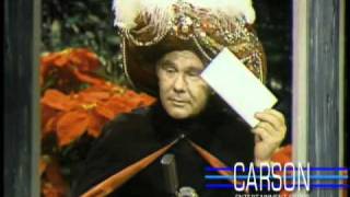 Ed McMahon Teases Carnac on "The Tonight Show Starring Johnny Carson" - 1972