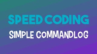 Speed Coding #4 | Simple CommandLogs Skript