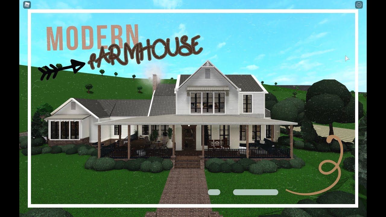 Modern Farmhouse Ideas Bloxburg - BEST HOME DESIGN IDEAS