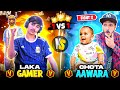 Chota Aawara Vs Laka Gamer In Clash Squad 😱 India Vs Nepal || Free Fire