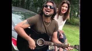 Mehwish Hayat singing(attention) with her brother.