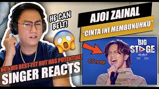 Ajoi Zainal - Cinta Ini Membunuhku [BIG STAGE 2022] | SINGER REACTION