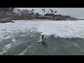 12 24.24 la jolla cove epic big wave surfing complete raw unedited drone surf footage