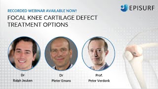 Webinar "Focal knee cartilage defect treatment options"