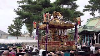 令和４年（2022年）駒留八幡神社例大祭神賑行事「こまどめまつり」の宮神輿渡御 No.2 宮出しの神輿担ぎ