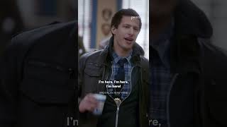 Jake being late is him being punctual #Brooklyn99 #B99 #JakePeralta #AndySamberg #Shorts