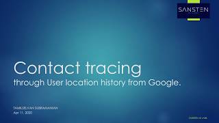 X Trace - Contact Tracing through user Location history