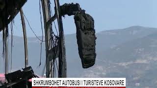 SHKRUMBOHET NJE AUTOBUS ME TURIST KOSOVARE