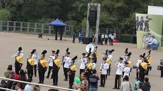 香港警隊175週年大匯演暨警民同樂日 2019~香港少青步操樂團及警察銀樂隊表演快閃奏樂(2)  13-1-2019下午