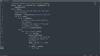 Leetcode 127. Word Ladder in Python | Python Leetcode | Python Coding Tutorial | Python Coding ASMR