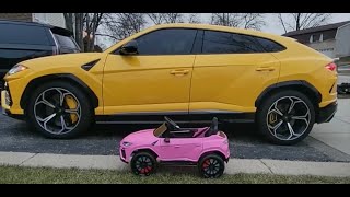 Comparing Kids Lamborghini Urus Ride On To A Real One