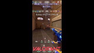 接近戦ではスペクターのほうが速い。覚えておけ。【VALORANT】#VALORANT #ヴァロラント #shorts