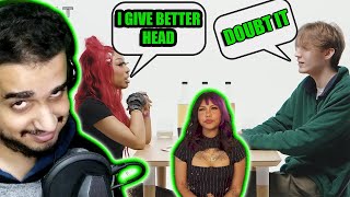 Who Gives Better Head? EX OR CURRENT Partner \\ Cut Reaction