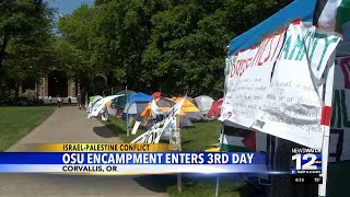 OSU encampment enters third day