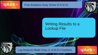 Splunk Tutorial | Save Results to a CSV #FADS