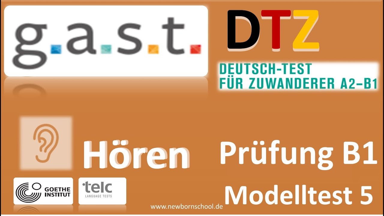 Dtz New Logo G A S T Dtz B1 Hören Prüfungen B1 Neu 2024