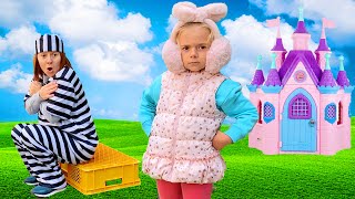 Anabella and Collection of Playhouse kids Toys Story