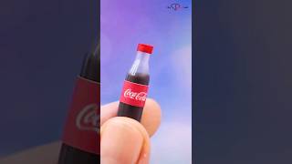 DIY Miniature Realistic Things, Coca Cola Bottle, Sprite and Fanta Bottle #shortvideo #trending