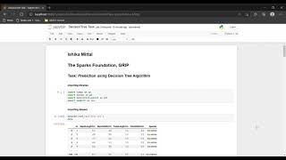 Task: Prediction using Decision Tree Algorithm