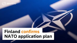 Finland confirms NATO application plan