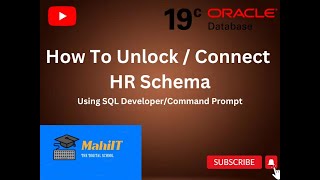 How to Unlock HR User in Oracle 19c by MahiIt