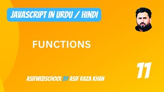 11 JavaScript function in Urdu/Hindi | function with parameters and return value