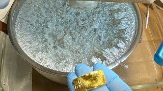 EP016 Silver Cell Day 8 With Gold Bar Pour