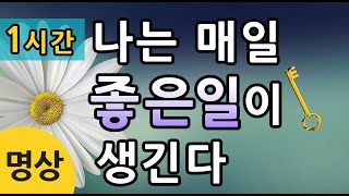 [나는 매일 좋은일이 생긴다 명상]1시간 반복 확언 명상, 좋은일이 생기는 주문,  나에게는 좋은 일이 생긴다, 마음이 편안해지는 명상 #좋은일이 생기는 명상