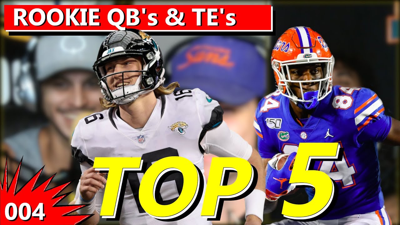 TOP 5 ROOKIE QUARTERBACKS AND TIGHT ENDS 2021 - Win Big Sports