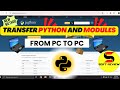 Python Setup: Install Software and Modules on a computer to run python softwer with specific version